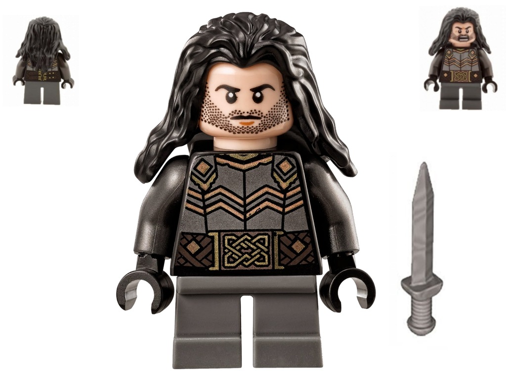 Unikat Lego Hobbit- Kili the Dwarf + miecz  79018