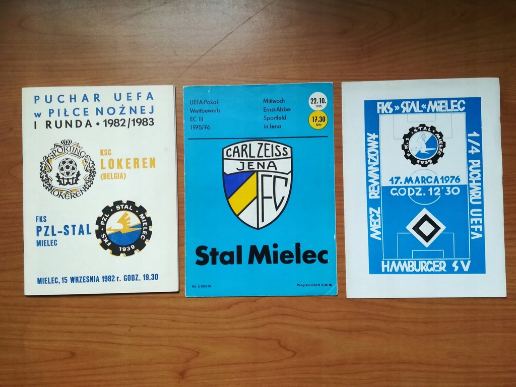 STAL MIELEC-LOKEREN,HAMBURGER SV,CARL ZEISS JENA