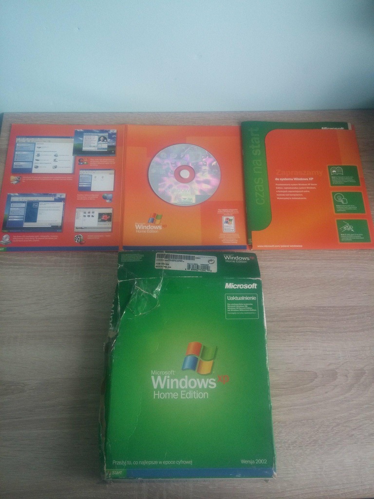 WINDOWS XP HOME EDITION BOX UPGRADE + WINDOWS 98