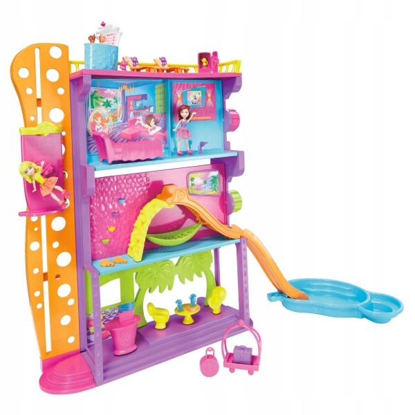 Mattel Polly Pocket Hotel Na Przyssawki X1290