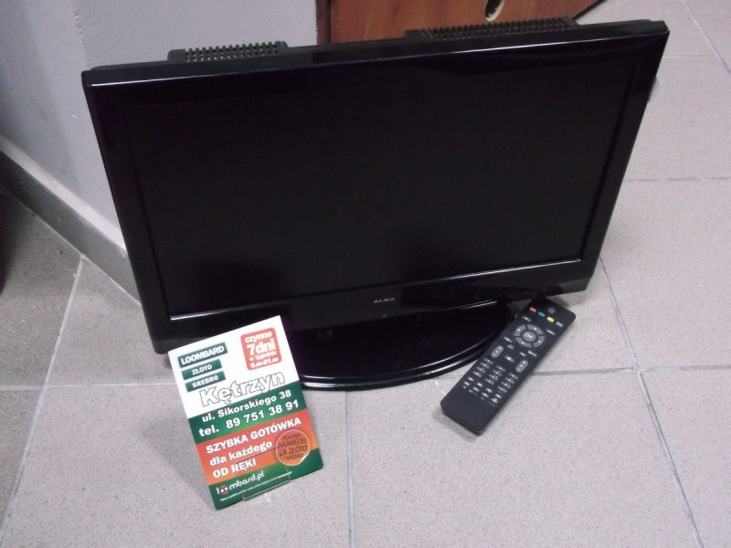 TELEWIZOR ALBA LCD19880H DF 19' + PILOT + KABEL