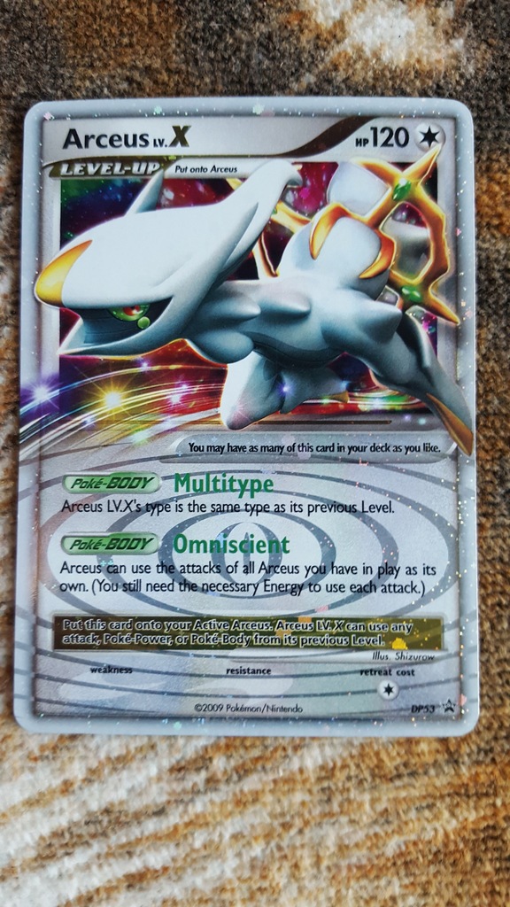 Arceus LV.X holo - Diamond & Pearl Promos Pokémon card DP53