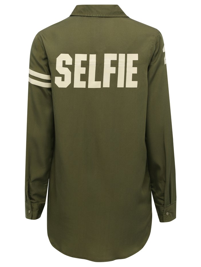 Koszula khaki selfie M&Co 140