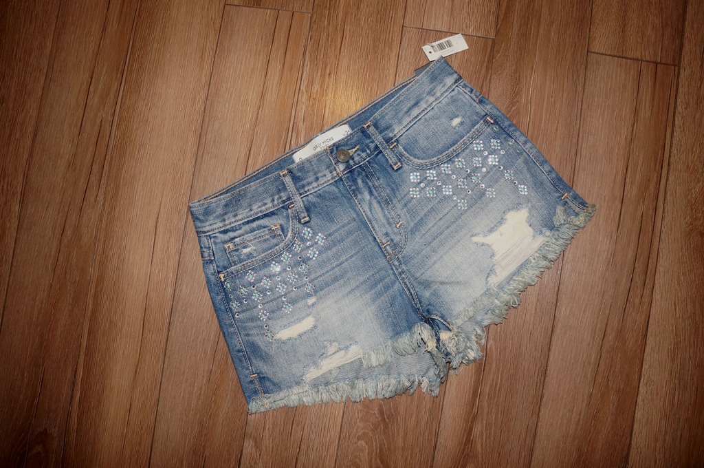 Gilly Hicks Abercrombie spodenki jeansy 0 XS nowe