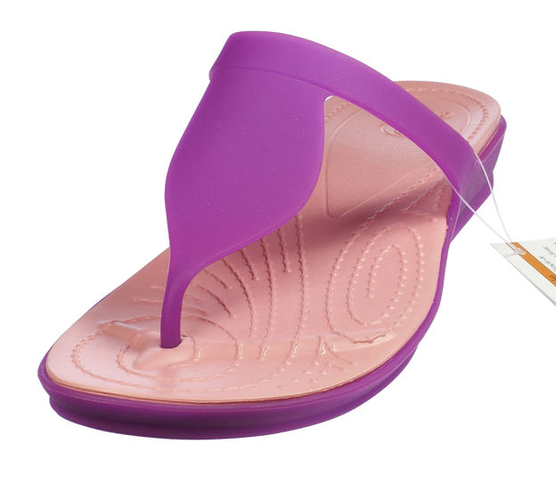 CROCS RIO FLIP W vibrant violet 16266-5H7 38-39 - 6856491821 - oficjalne  archiwum Allegro