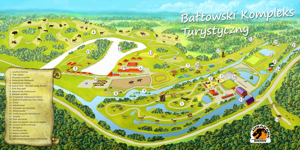 BAŁTÓW bilet rodzinny kompleksowy 2+2 JuraPark