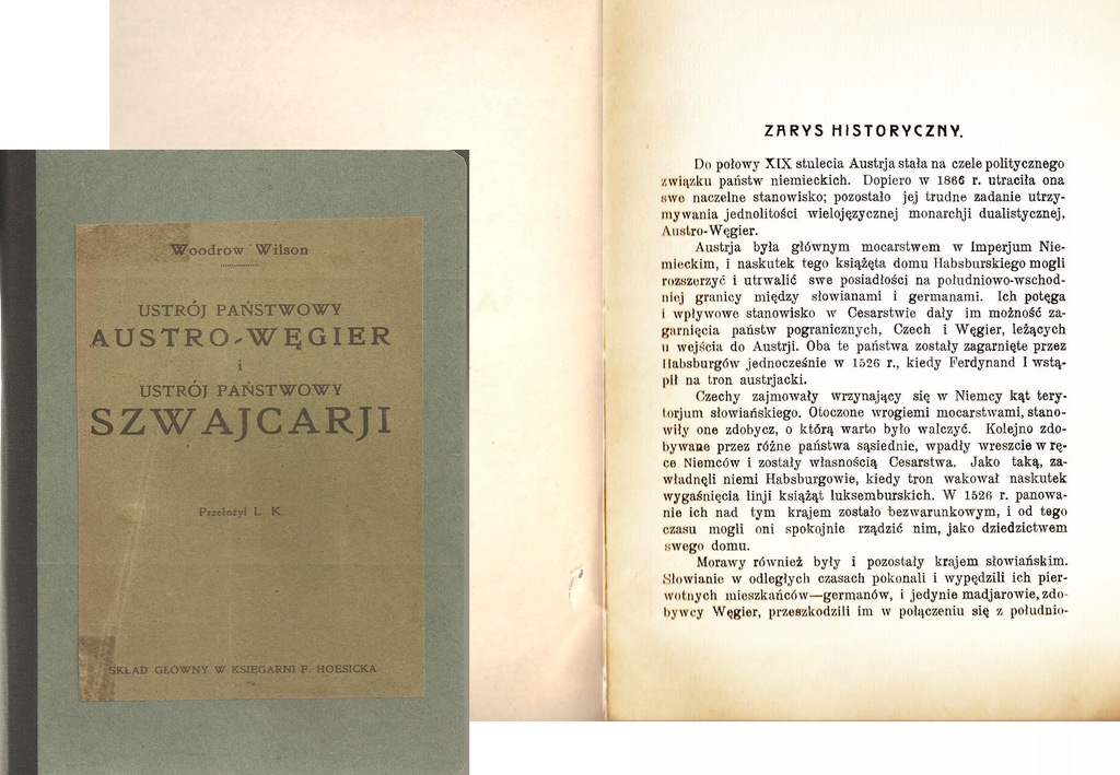Ustrój państwowy 1916 Austro-Wegry i Szwajcaria