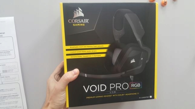 CORSAIR Void Pro RGB 7.1 słuchawki dla pro gracza
