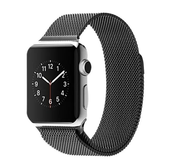 Apple Watch Opaska Pasek Milanese Loop 42mm Czarny