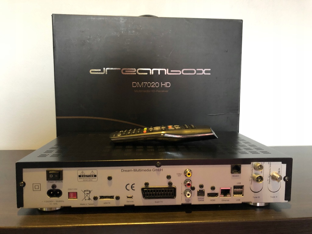 Dreambox DM7020 HD dysk 2TB DVB/S   C/T - 7636444847 - oficjalne archiwum Allegro