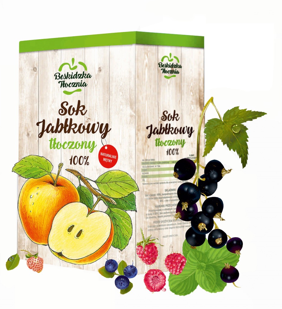 Naturalny sok jabłkowy 100%, Beskidzka Tłocznia