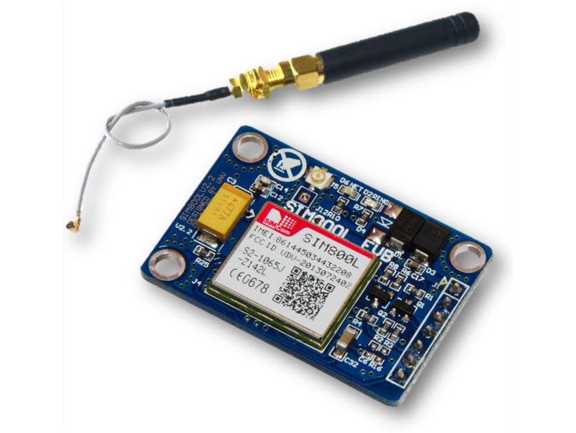Moduł GSM GPRS SMS SIM800L + antena ARDUINO RPi