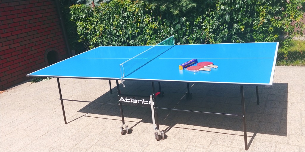 ATLANTA STÓŁ PING PONG + siatka+paletki+piłeczki !