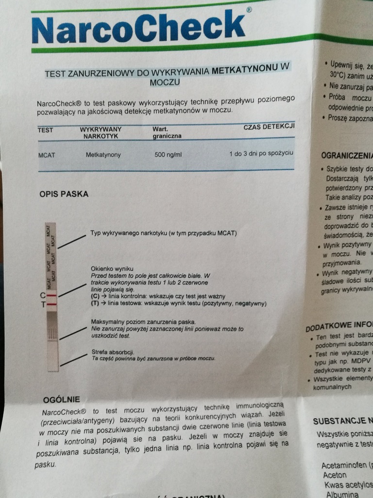 Test na mefedron