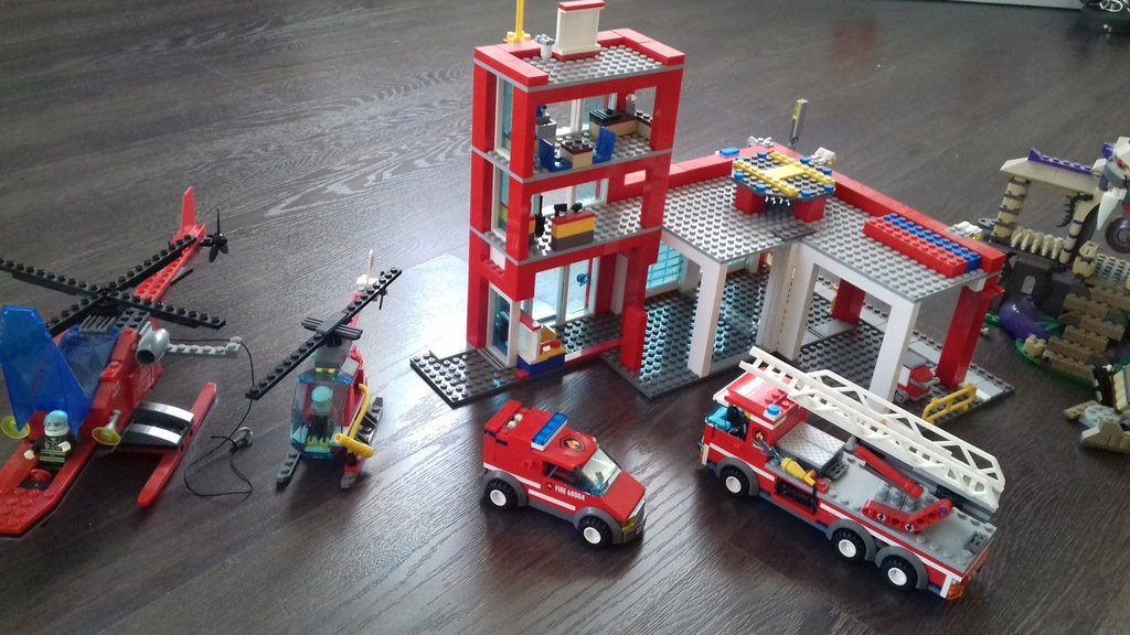 Zestaw Lego straż pożarna 6004