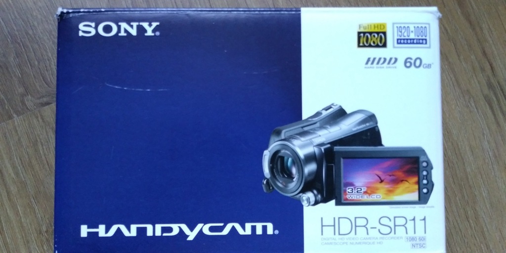 Kamera SONY HDR-SR11 FHD 10.2MegaPix HDD 60GB