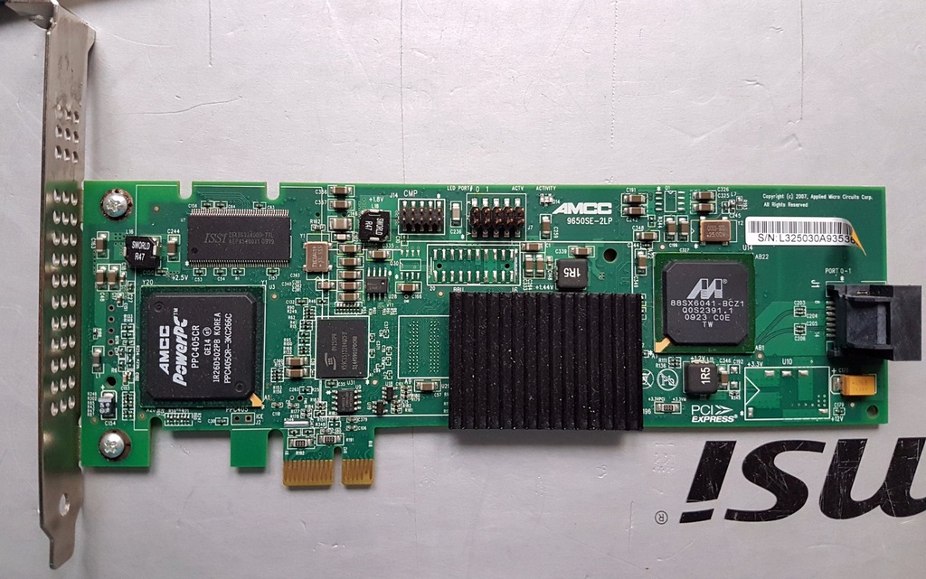 Kontroler RAID 3WARE AMCC 9650SE-2LP PCI-E SATA