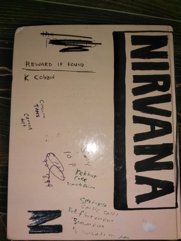 洋書 初版 COBAIN JOURNALS 直筆日記 NIRVANA 2025年最新】kurt cobain