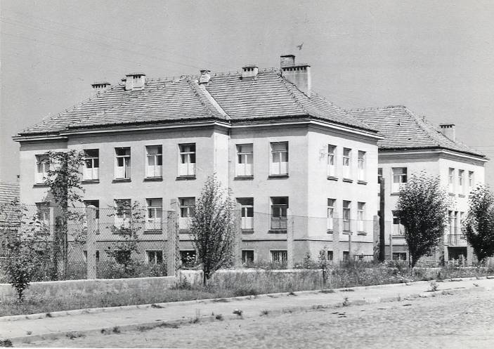 fotografia 60. XX w. Mońki szpital fot. Czapliński