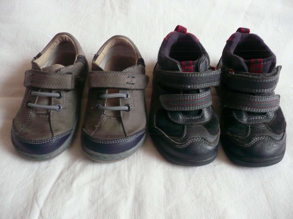 Clarks buty dziecięce 13 cm, r.22 uk 5,5, 2 pary
