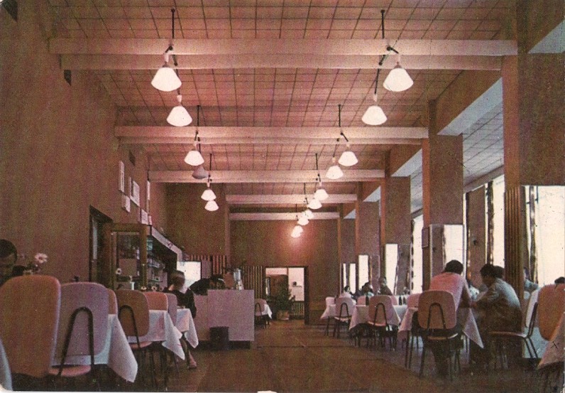 TARNÓW - RESTAURACJA STYLOWA - WNĘTRZE - 1965R