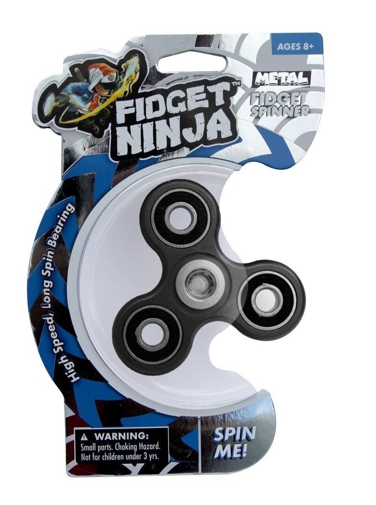 Fidget Ninja - Metal Spinner czarny