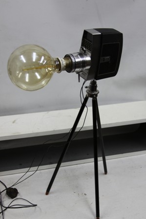 Lampa z aparatu, kamery, industrial, loft