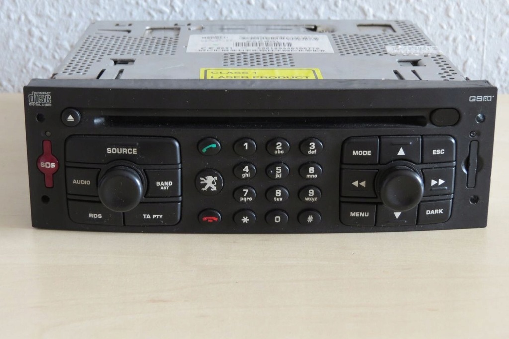 RADIO CD NAWIGACJA PEUGEOT RT3 307 206 807 NAVI