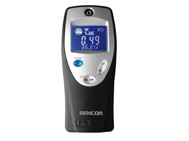 Alkomat SENCOR SCA BA02 TESTER TRZEŹWOŚCI