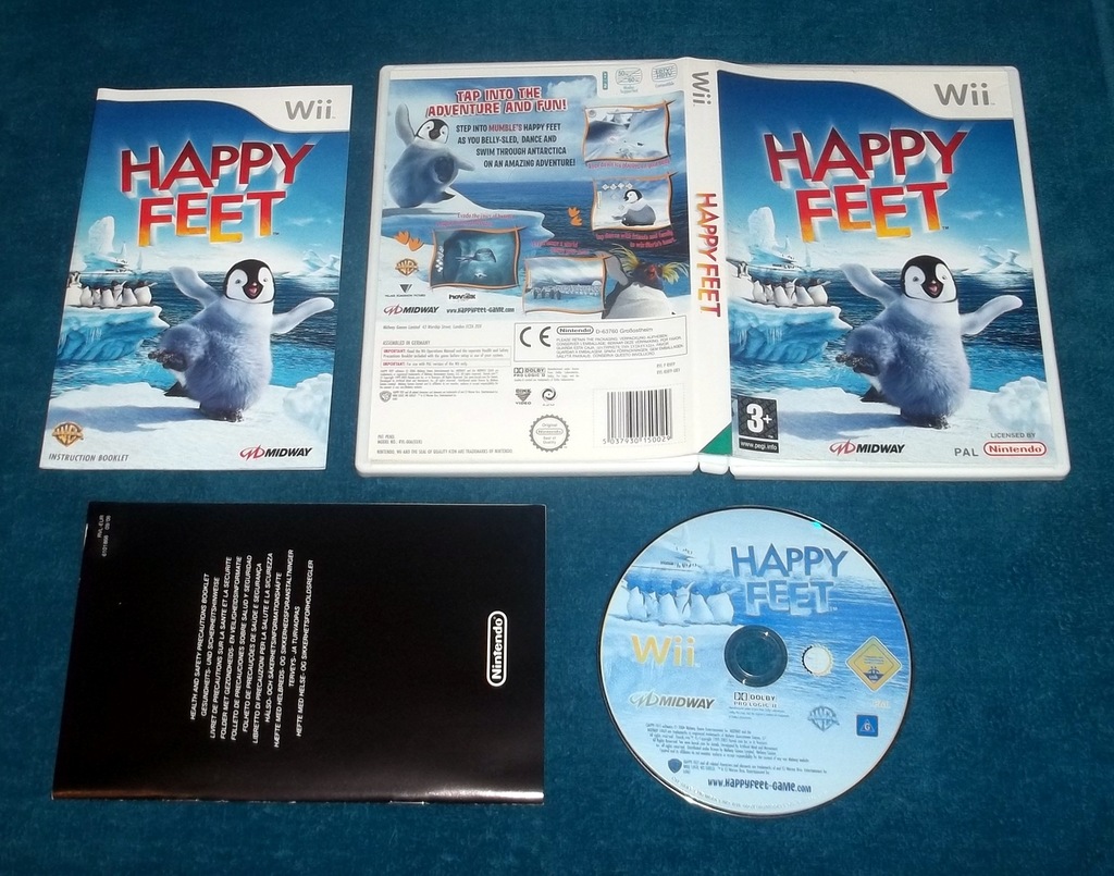 HAPPY FEET + TUPOT MAŁYCH STÓP + DISNEY + TANIO !