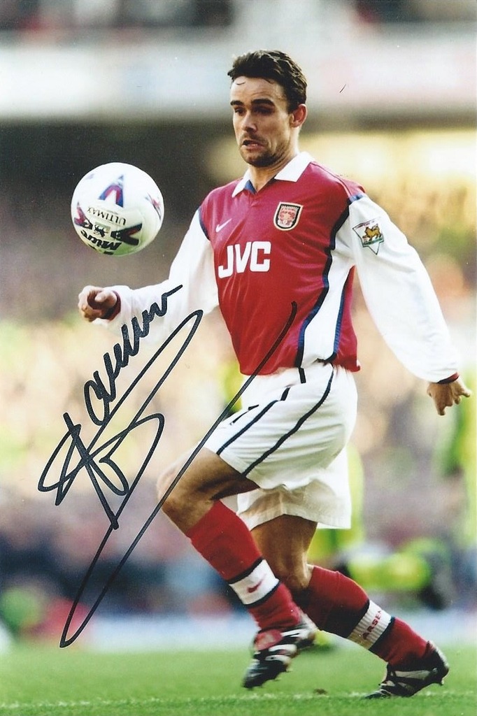 Marc OVERMARS oryginalny autograf! ARSENAL