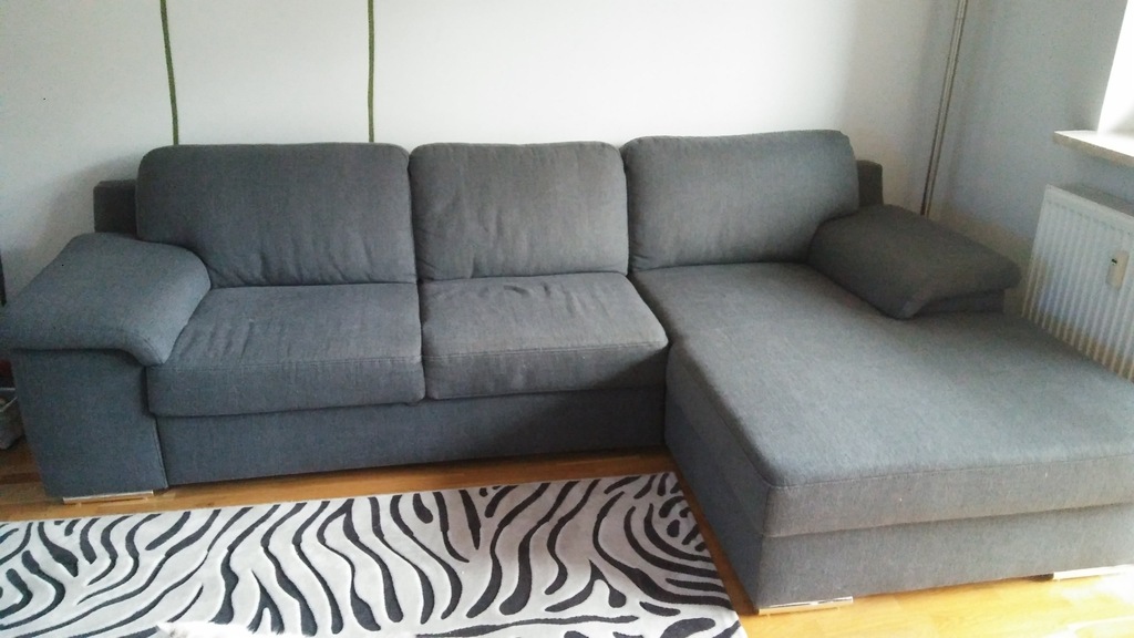 Elegancki duży nowoczesny narożnik+szezlong Agat