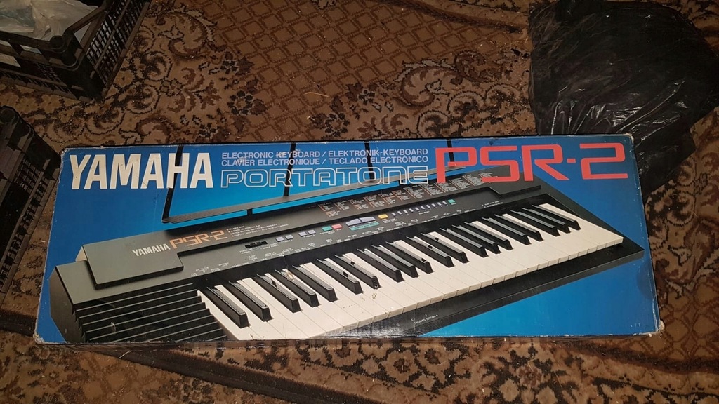 鍵盤楽器 YAMAHA PSR-2 Yamaha PSR-2 PORTATONE keyboard organy klawisze - 7567692148