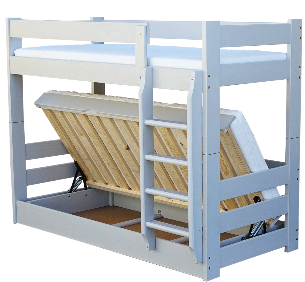 DOMINATOR 80x180 łóżko piętrowe MEGA MOCNE +120kg