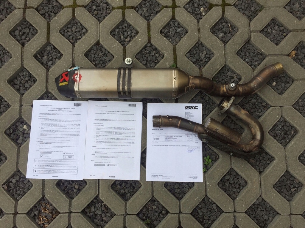 Akrapovic Yamaha YZ450F yz wr450 Power Bomb 06-09