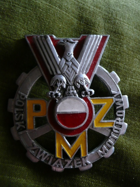 POLSKI ZWIĄZEK MOTOROWY EMBLEMAT PZM