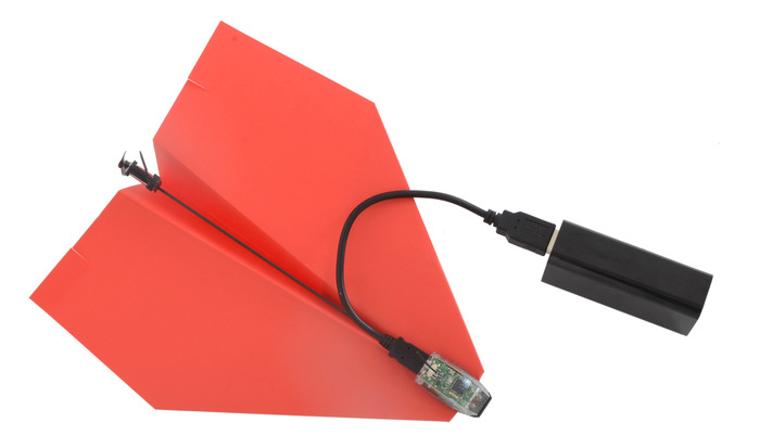 Samolot papierowy PowerUp 3.0 z napędem elek.