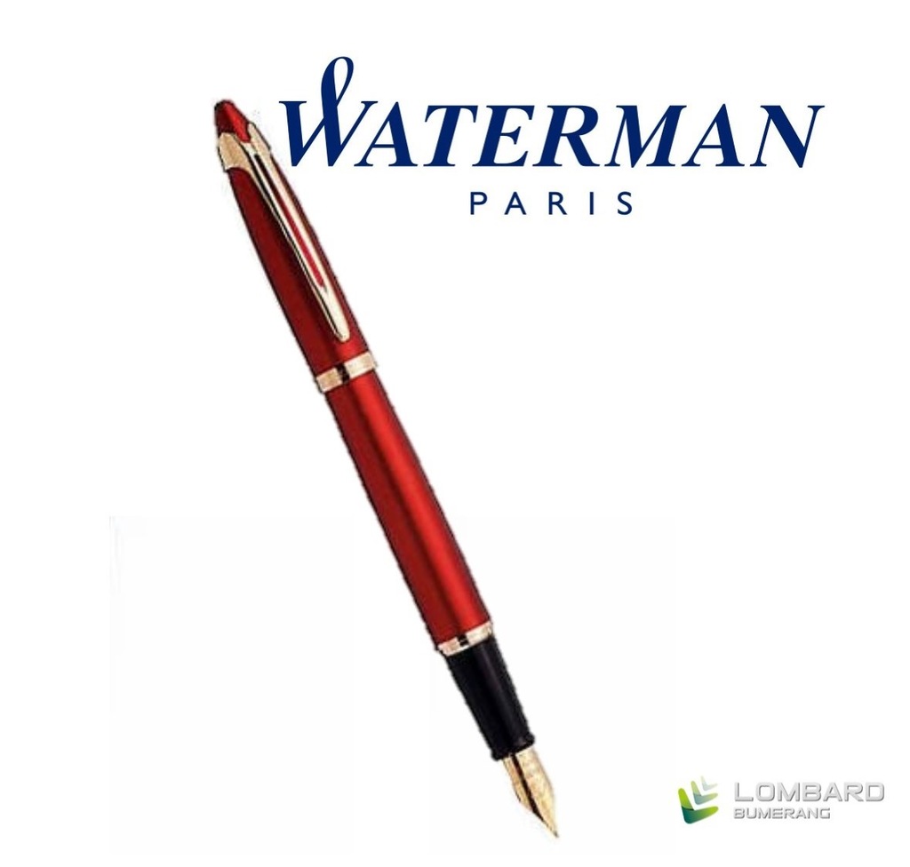 WATERMAN ICI ET LA Pióro wieczne CZERWONE piękne!