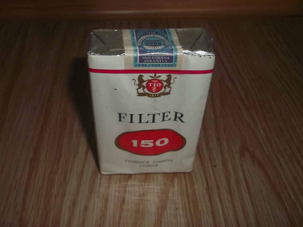 Papierosy Filter 150 - Chorwacja lata 90