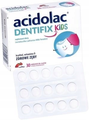Acidolac Dentifix Kids 30 tabletek do ssania APTEK