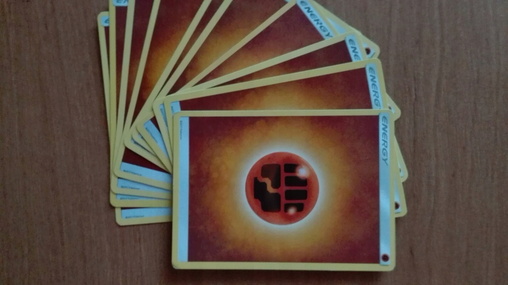 Karty Pokemon - zestaw 10 sztuk energii