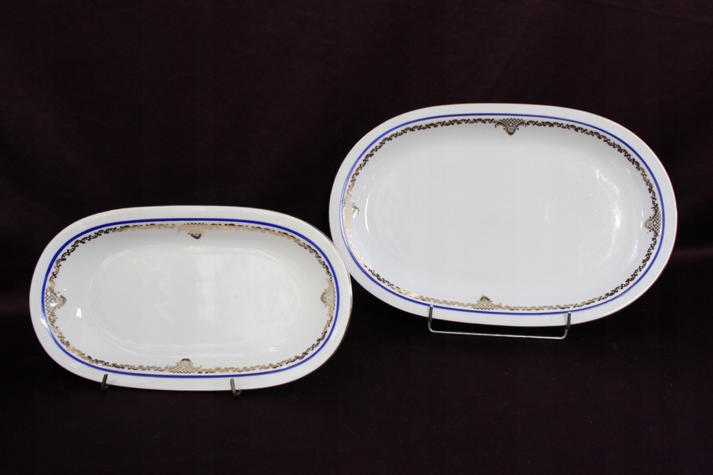 Zestaw półmisków - 2 szt. Porcelana Książ 1537