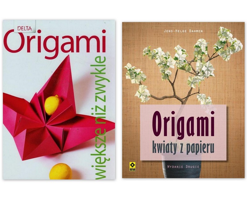 Origami Modelarstwo KWIATY PAPIERU krok po kroku