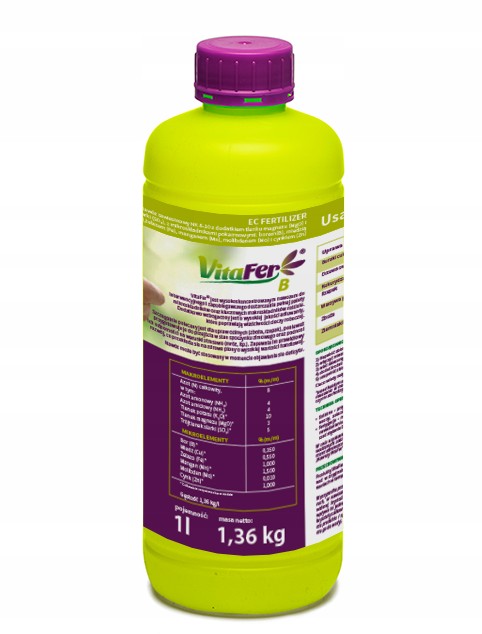 VitaFer B - nawóz BOROWY - maksymalna dawka 1L