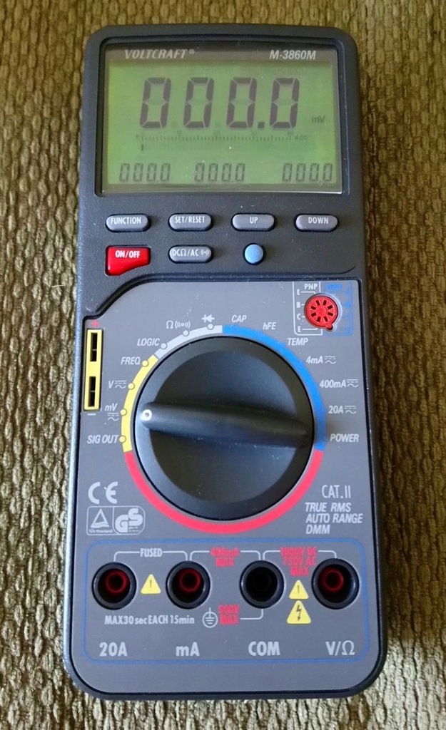 Multimetr Voltcraft M 3860M jak metex