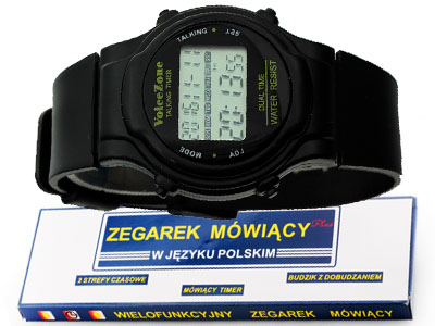 ZEGAREK MÓWIĄCY PO POLSKU DLA NIEWIDOMYCH 1 WROCŁW