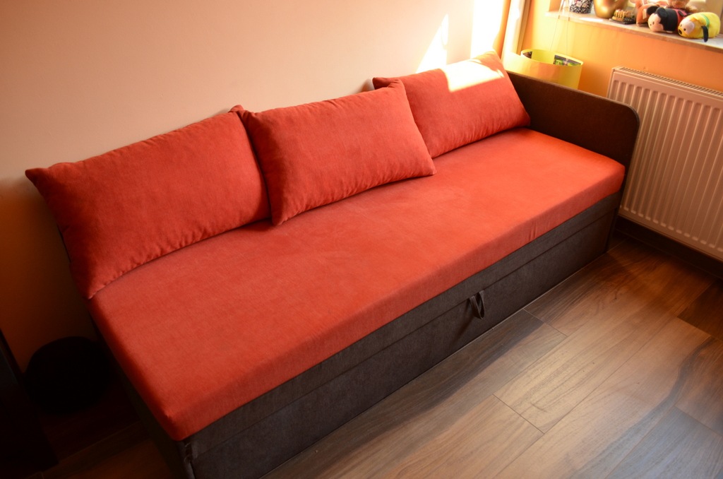 Sofa rozkładana Black Red White - stan idealny!