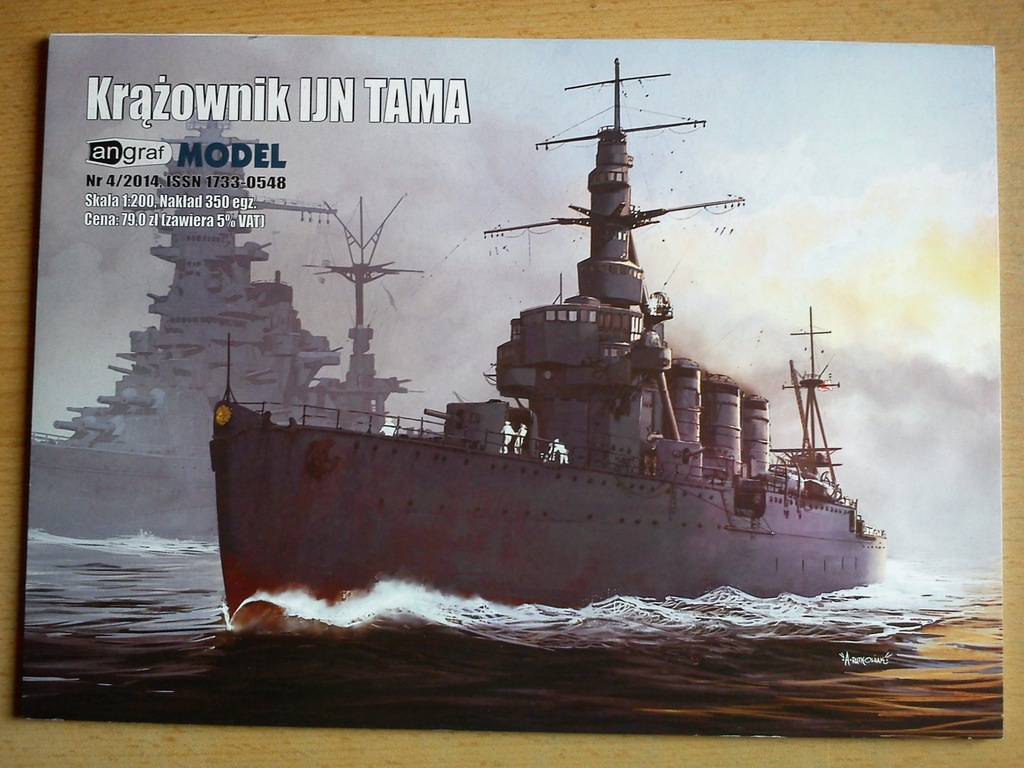 ANGRAF MODEL KRĄŻOWNIK IJN TAMA komplet   1:200