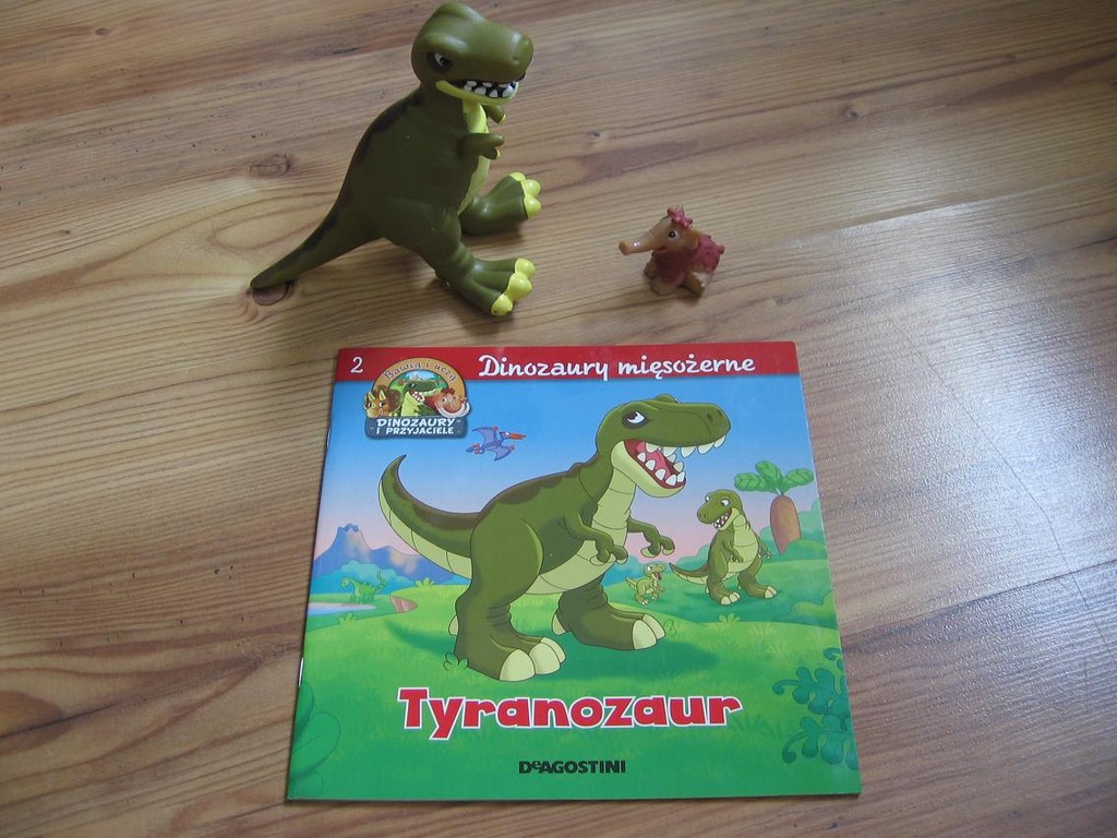 DINOZAURY I PRZYJACIELE NR 2 Z KSIĄŻECZKĄ