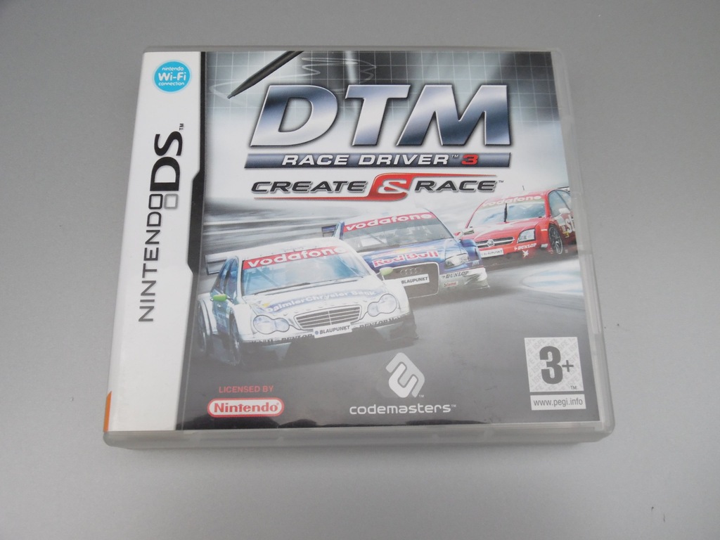 GRA NA NINTENDO DS DTM RACE DRIVER 3